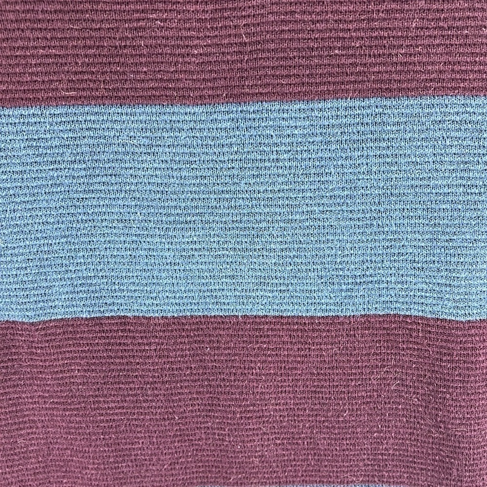 Zara Man Pullover Sweater Sz S/M* Blue/Purple Crew Neck Striped Cotton Blend - Picture 3 of 10